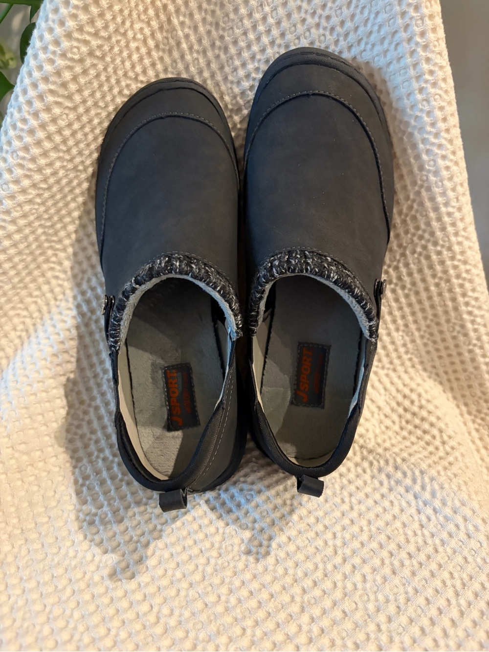 J Sport Charcoal Water Resistant Alice Slip on Shoes